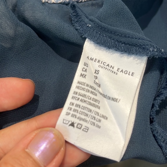 Ae American Eagle Floral Mini Skirt Cute Flare Balloon Boho Baby Doll Kawaii XS - Picture 6 of 7